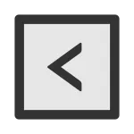 Left Square SVG Icon